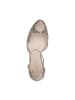 Tamaris Ballerina mit Absatz Beige