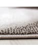 KADIMA DESIGN Teppich Kurzflor Abstrakte Wellen Polypropylen Wohnzimmer in Braun