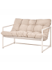 Beliani 4-tlg Sitzgruppe GARDA in Beige