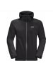 Jack Wolfskin Funktionsjacke PACK & GO SHELL in Schwarz