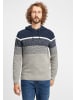 BLEND Strickpullover in blau