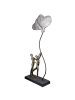 GILDE Skulptur Love Balloon bronzefarben - (H) 48 cm
