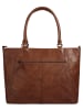 SPIKES & SPARROW Shopper echt Leder in cognac