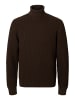 SELECTED HOMME Pullover 'Tom' in dunkelbraun