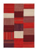 Kayoom Kurzflor Teppich Radical 230 in rot - multi - rechteckig