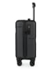 suitline Clix-Lite Underseat, Handgepäck, Kabinengepäck, TSA, 4 Rollen, 20L in Schwarz