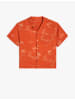KOTON Shirt in Orange Gemustert