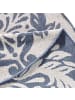 NORTHRUGS In- & Outdoor Wendeteppich Madrid rund blau creme