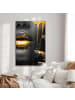OnlyWow Metallbild Gesicht gold schwarz
