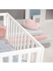 roba Spannbettlaken Kinderbett, Bio-Baumwolle, rosa/mauve