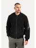SMILODOX Teddy Bomberjacke Ferell in Schwarz