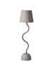 Beliani 2-tlg Tischleuchten VOUGA in Beige