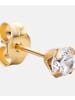 Vanlere Ohrringe aus 375 Gelbgold mit Zirkonia