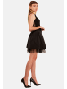TOOCHE Kleid "Taftkleid" in schwarz