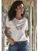Vivance T-Shirt in beige, schwarz