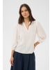 Kaffe Kurzarm-Bluse KAmilia Regular fit in Chalk
