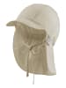 Sterntaler Schirmmütze mit Nackenschutz uni in beige