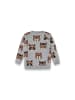Denokids Strickpullover Bear&Raccoon in grau