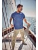JP1880 Kurzarm T-Shirt in atlantikblau