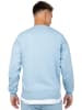 Reichstadt Herren Regular Fit Pullover Logo-Stitching in Baby Blue