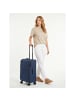 D&N Travel Line 9804 4 Rollen Trolley M 68 cm mit Dehnfalte dark blue