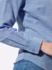 WITT WEIDEN Langarm-Bluse in mittelblau-ecru-kariert