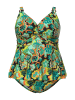 Ulla Popken Bikini in blautürkis