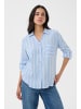 Kaffe Langarm - Hemd KAbabara Regular fit in Windsurfer/Chalk Stripe
