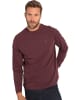 JP1880 Kurzarm T-Shirt in dunkel weinrot