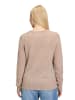 CARTOON Kaschmir-Pullover mit Rundhalsausschnitt in Funghi  Melange
