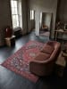 KADIMA DESIGN Teppich Flachgewebe Pflegeleicht HURST Orientalisch Medallion Muster in Rot
