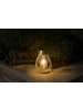näve LED Solarleuchte "BALUBO" in silber - (L)15.5 cm x (B)15.5 cm x (H)21.5 cm