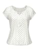 Vivance Vivance T-Shirt in creme-gemustert, schwarz
