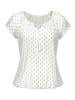 Vivance Vivance T-Shirt in creme-gemustert, schwarz