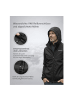PAULGOS Herren Regenjacke Funktionsjacke in Schwarz