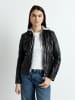 Mustang Lederjacke in schwarz