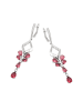 NAEMI Women Earrings in Silver Rose Pink