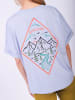 wat? Apparel T-Shirt Explore in Serene Blue