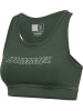 Hummel T-Shirt S/L Hmlte Fundamental Sports Bra in CLIMBING IVY