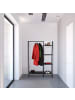 relaxdays Kleiderständer in Schwarz - (B)100 x (H)150 x (T)40 cm