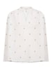 PART TWO Bluse langarm NatalePW Oversize fit in Bright White Gold Embroidery