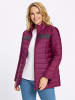 Sieh an! Steppjacke in malve-aubergine