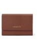 Lazarotti Bologna Leather XL Geldbörse mit Zip-Around Fach Leder 14 cm brown