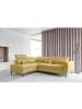 MF Design Nobel Recamiere Links in Gelb -  (L) 265 x (B) 265 x (H) 100 cm