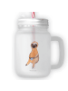 Mr. & Mrs. Panda Trinkbecher Faultier Kaffee ohne Spruch in Transparent