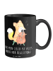Mr. & Mrs. Panda Mug Zeichenllo Magie mit Spruch in Schwarz