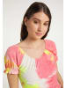 myMo Damen T-Shirt in Orange Mehrfarbig