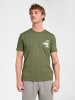 Hummel T-Shirt Hmlpulse Lebensstil Herren in WHITE/GREEN