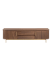Angel Cerdá TV-Schrank 3227 in Walnuss / Gold – (B)220 x (H)45 x (T)55 cm