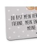 Mr. & Mrs. Panda Bierfilzl Bären Liebe mit Spruch in Grau Pastell